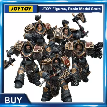 [В наличии] экшн-фигурка JOYTOY Warhammer 30K The Horus Heresy 1/18 Космические Волки Varagyr Блокировка волка аниме модель игрушки подарок