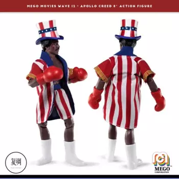 В наличии Apollo Creed Heavy Weight Champion Stallone 8 "фигурка Подарочная коллекция Кукла Игрушка для мальчика
