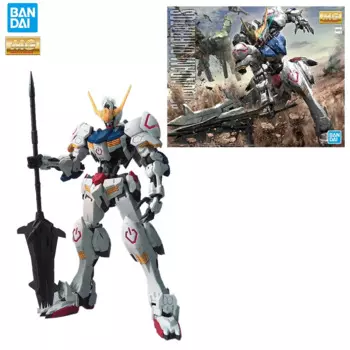 В наличии Bandai Master Grade ASW-G-08 Gundam Barbatos MG 1/100 Коллекционная аниме экшн-фигурка Сборная модель подарочные игрушки