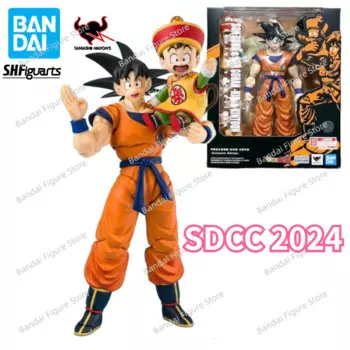 В наличии Bandai S.H. Фигурarts SHF SDCC 2024 Dragon Ball Z S.H. Фигурarts SON GOKU & SON GOHAN -KID- & KINTOUN-Эксклюзивное Издание