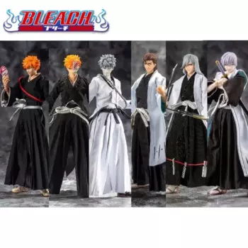 В наличии дазин/отличные игрушки/GT отбеливатель Kurosaki Ichigo Aizen Sousuke Ukitake Jushiro Ichimaru Gin 18 см/7 дюймов 1/10 SHF экшн-игрушки