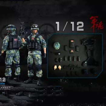 В наличии FLAGSET FS73035 масштаб 1/12, Мужская фигурка солдата из пла флота морской пехоты, игрушки для фанатов, праздничные подарки