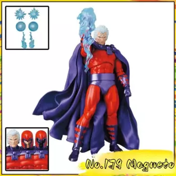 В наличии Mafex No.179 128 Magneto Original Marvel Comics Ver. Экшн-фигурка Коллекционная модель игрушка подарок