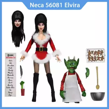 В наличии Neca 56081 Аниме Фигурка Elvira рождественское Издание экшн-фигурка Модель Коллекционная игрушка детский праздничный подарок