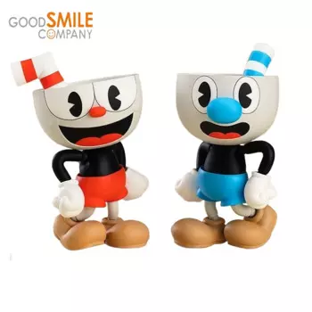 В наличии оригинальная фигурка Nendoroid No 2024 Cuphead Nendoroid No2025, кружка человека, хорошая улыбка, натуральная Коллекционная модель, подарок