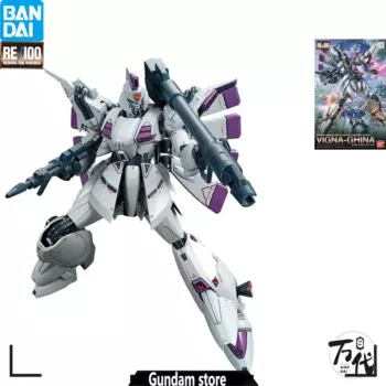 [В наличии] оригинальная Сборная модель BANDAI RE/100 GUNDAM F91 1/100 Строительная пластиковая модель в комплекте, экшн-фигурка, подарок