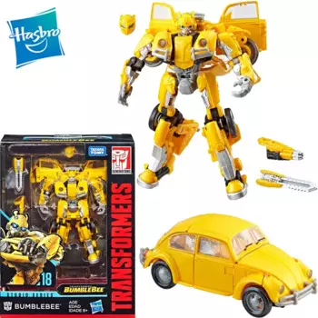 [В наличии] Оригинальные Трансформеры Hasbro Studio Series 18, фигурка шмеля Deluex Class, Коллекционная модель, экшн-фигурка, подарок