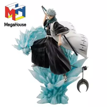 В наличии, подлинный MH Mega House, драгоценный камень, отбеливатель Hitsugaya Toushirou, 28 см, ПВХ Аниме фигурки, коллекционные модели, игрушка в подарок