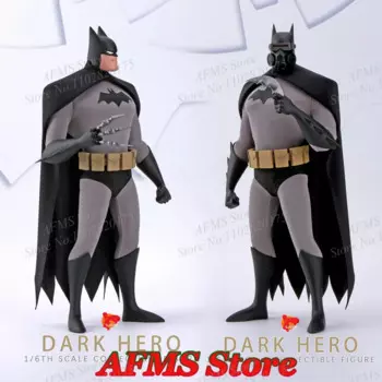 В НАЛИЧИИ S-HERO SH005 Коллекционная фигурка в масштабе 1/6, Бэтмен, Темный рыцарь, классический мультфильм, темный герой, полный набор, 12 дюймов, мужской солдат