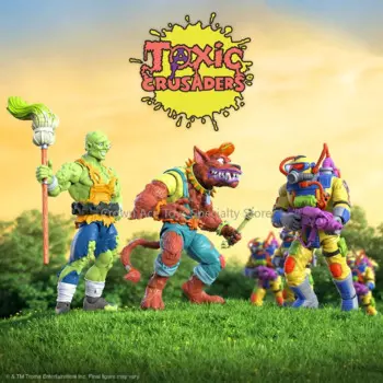 В наличии Super7 TOXIC CRUSADER ULTIMATES RADLATION RANGER JUNKYARD Фигурка Модные коллекционные игрушки Подарки Модель орнамента