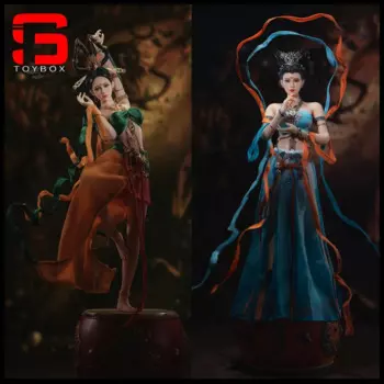 В наличии TBLeague PL2023-205 1/6 Dunhuang Music Goddess Фигурка 12-дюймовая фигурка женщины-солдата, полный набор игрушек
