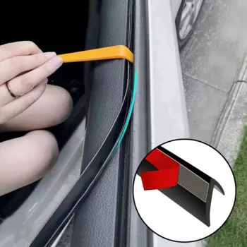 V-образный автомобильный фотоэлемент, автомобильная резиновая уплотнительная резинка, эластичная лента, шумоизоляционная отделка для Mercedes W204 W210 AMG Bmw E36 E90