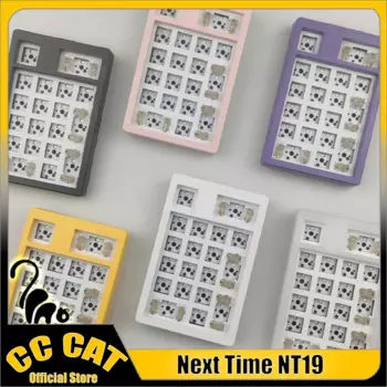 В следующий раз, NT19, механическая мини клавиатура, Bluetooth, 3 режима, RGB Kailh, горячая заменка, NextTime, NT19, цифровая клавиатура для ПК, подарок
