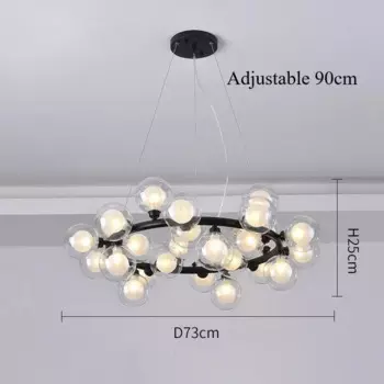 Vaapuu стеклянная люстра Nordic Light