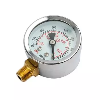 Вакуумный манометр ChgImposs, серебристый, металлический