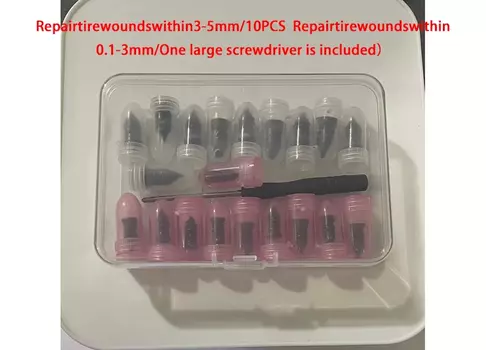 Вакуумный ремонт шин, гвоздь, 5/10 шт., винты для прокола шин, набор для крепления мотоцикла, комплект для ремонта бескамерных колес, заплатки для автомобиля