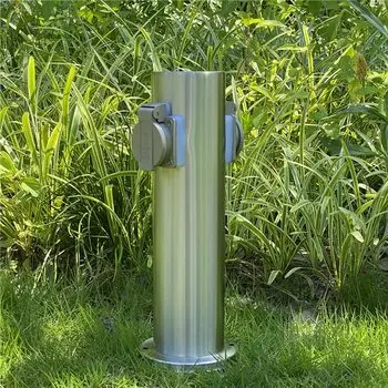 VANDOOTEC наружная розетка 2/4 гнезда IP44 черная/серая/нержавеющая сталь