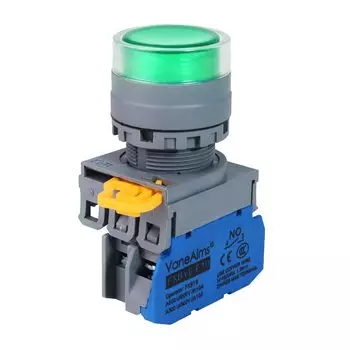 VaneAims FXBY6 пластиковый переключатель 22мм с подсветкой 10А