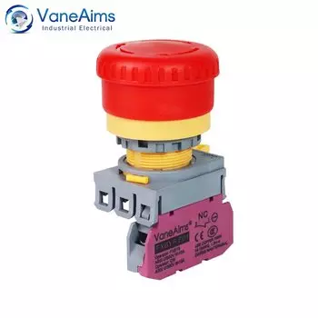 VaneAims Пластиковый аварийный стоп кнопочный переключатель красный