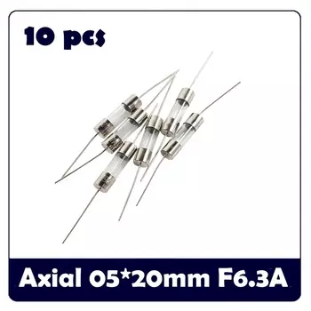 VAOHM GF-0520F0A5-AL осевые стеклянные предохранители 10 шт.