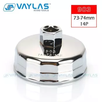 Vaylas 1/2" квадратный др. Сталь 73-74 мм ключ для масляного фильтра