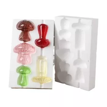 Ваза-гриб из органического стекла