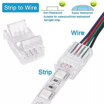 VBS Разъемы для светодиодной ленты 2/3/4-контактные