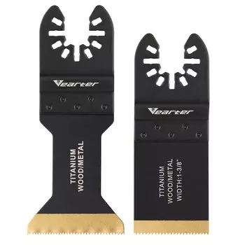 Vearter Многофункциональные пилы 2 шт., титановое покрытие, 34/44 мм