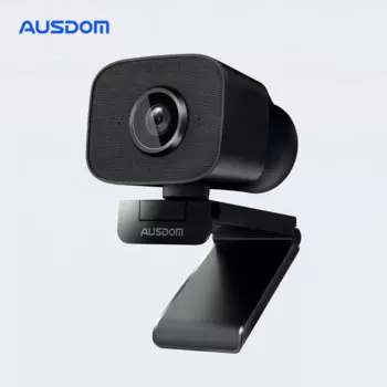 Веб-камера AUSDOM AW930 PRO с автофокусом, HDR 2K веб-камера с углом обзора 100 ° и двойным шумоподавлением типа C для встреч/прямых трансляций/OBS