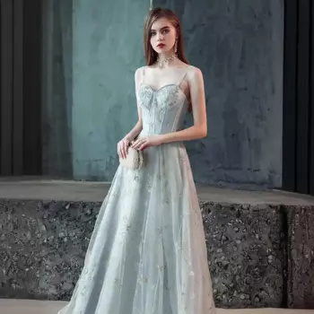 Вечернее платье для женщин, новинка 2024, банкетное темпераментное смокинг, женское платье подружки невесты, длинное стройнящее платье с открытыми плечами