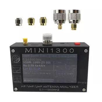 Векторный анализатор сети Mini 1300, портативный стоячий волновой радиочастотный мультиметр 1,3 г, многофункциональный Векторный анализатор антенны