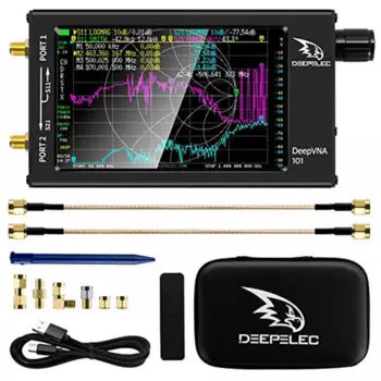 Векторный анализатор сети NanoVNA-F FW V1.0.4, 10 кГц-1,5 ГГц, HF, VHF, UHF, 4,3 дюйма, анализатор антенны, измерительные параметры S