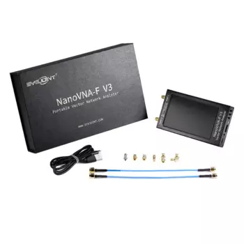 Векторный анализатор сети SYSJOINT 6G NanoVNA-F V3, 4,3 дюйма, 6 ГГц, HF, VHF, UHF, SWR, анализатор векторной сети, с анализатором КМВ, с измерением на 4500 мА · ч