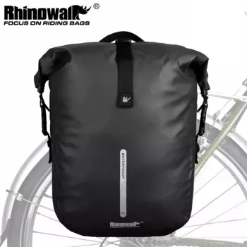 Велосипедная сумка Rhinowalk 20 л, водонепроницаемая сумка на заднюю стойку для велосипеда, мужская сумка для велосипеда, дорожная сумка для велосипеда,