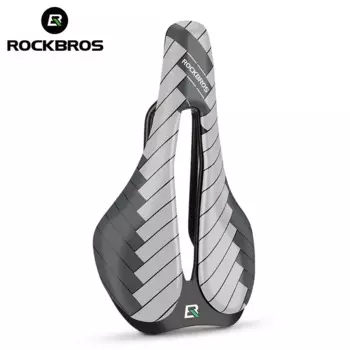 Велосипедное седло ROCKBROS, дышащие ультралегкие амортизирующие сиденья из искусственной кожи, для мужчин и женщин
