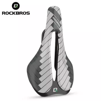 Велосипедное седло ROCKBROS, дышащие ультралегкие амортизирующие сиденья из искусственной кожи, для мужчин и женщин
