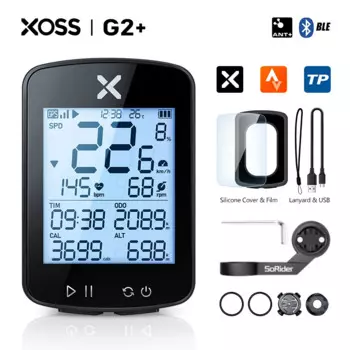 Велосипедный компьютер XOSS G2 G2 Plus, беспроводной GPS, спидометр, дорожный горный велосипед, ANT, скорость измерения частоты сердечных сокращений, велосипедные аксессуары