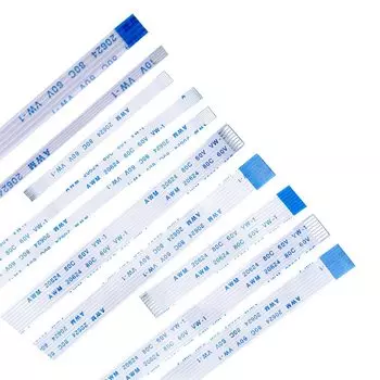 10 шт. 25 см 30 см 40 см плоский гибкий кабель FFC FPC ЖК-кабель AWM 20624 80C 60 В VW-1 шаг 0,5 1,0 мм 4P-40Pin 8P 12P 20P 24P 26P