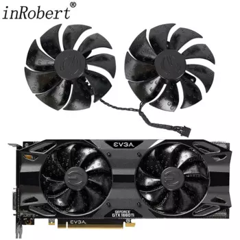 Вентилятор для видеокарты EVGA GTX 1660 Ti XC Ultra игровой, 87 мм