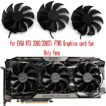 Вентилятор охлаждения для видеокарты EVGA RTX2080 RTX2080ti FTW3 PLD09220S12H 12 В постоянного тока 0,55a