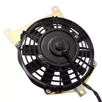 Вентилятор охлаждения радиатора подходит для Yamaha Гризли 660 YFM660F 4X4 2002 2003 2004 - 2008 ATV Quad Oil Cooler Водяной радиатор