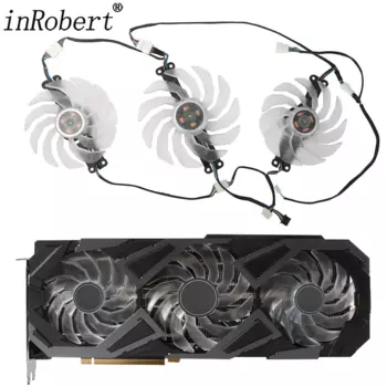 Вентилятор видеокарты для KFA2 GALAX RTX 102 3070 3070Ti 3080 Ti EX Gamer LHR GPU