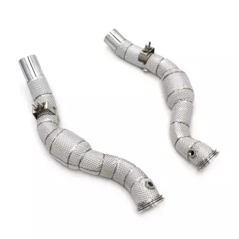 Верхняя секция, трубы высокого потока, выхлопные трубы, выхлопная труба, выхлопная труба с катализатором для Maserati ghilii 3,0 T 2014-2023