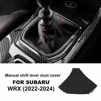 Верхняя замшевая ручка переключения передач для Subaru WRX 2022 2023 2024 RHD LHD, ручная автомобильная ручка, рычаг переключения передач, пылезащитный чехол, аксессуары для интерьера