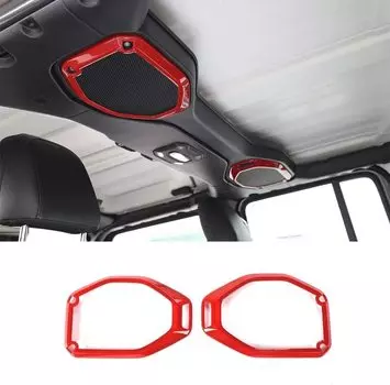 Верхняя звуковая колонка для Jeep JL, объемная отделка для 2018 2019 2020 2021 Wrangler JL JLU 2020 2021 Гладиатор JT, багажник (2 шт./комплект)