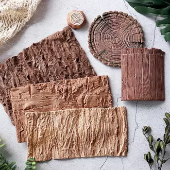 VERIDIAN Силиконовая форма для торта "Лесная кора"