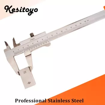 Штангенциркуль из нержавеющей стали, 6 дюймов, 0-150 мм, 0,02 мм