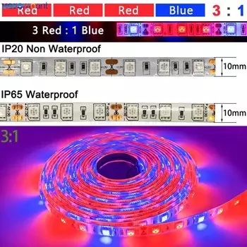 Veromount светодиодная лента для растений 5м красно-синяя IP65