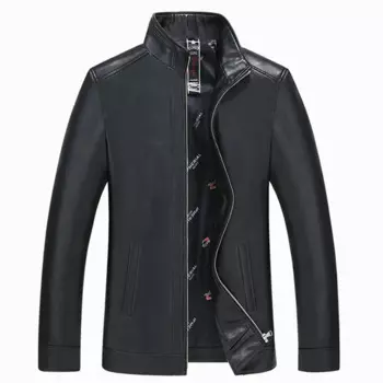 VERSMA корейский стиль воротник-стойка Винтаж кожаная куртка Для Мужчин Весенняя Повседневная PU ВВС США кожа Курточка бомбер Для мужчин дропшиппинг