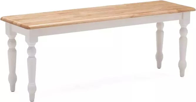 Верстак для фермерского хозяйства Борам, белый/натуральный, 14x48x18
